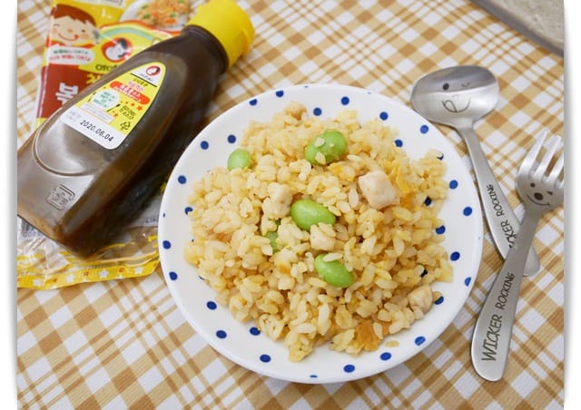 完成炒飯 完成炒飯