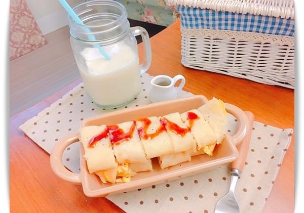 [My Little Kitchen] 簡單做「玉米起士蛋餅」皮軟Q、好好吃~