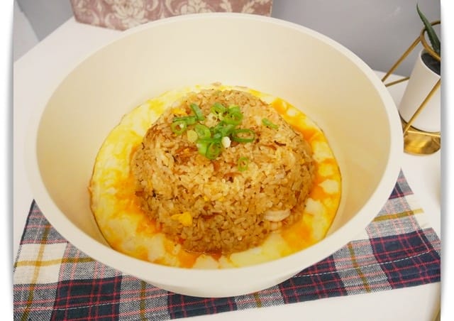 完成炒飯 完成炒飯