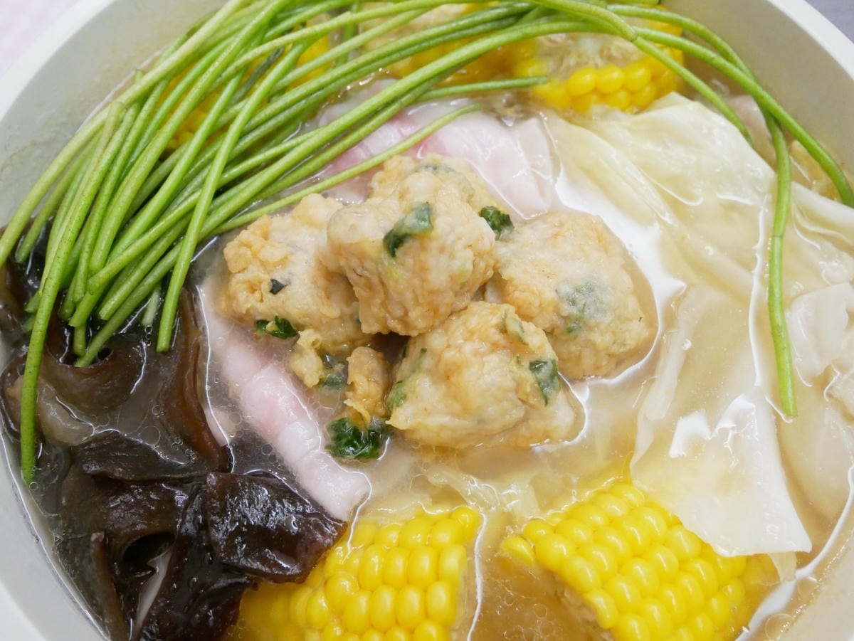 火鍋中間