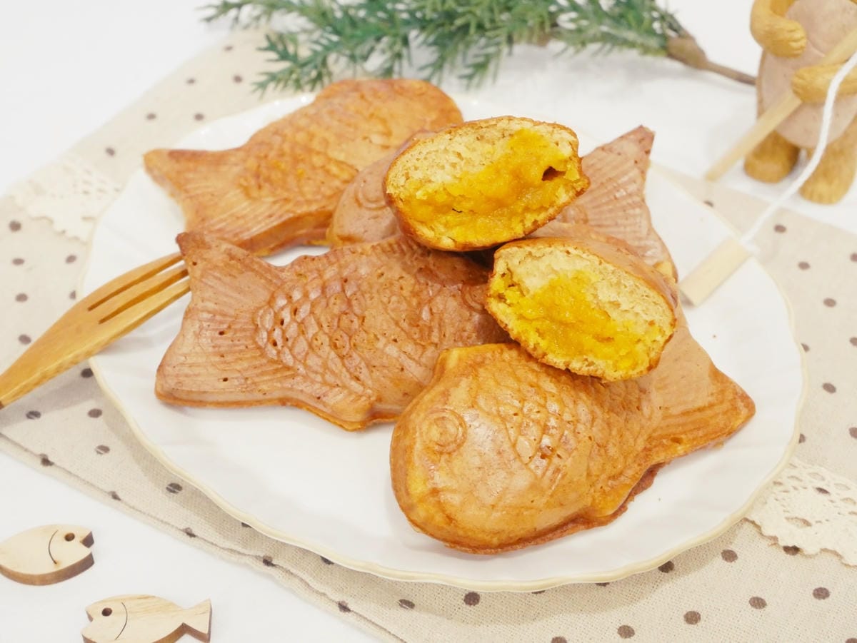 [My Little Kitchen] 超簡單「鹹蛋黃鯛魚燒
