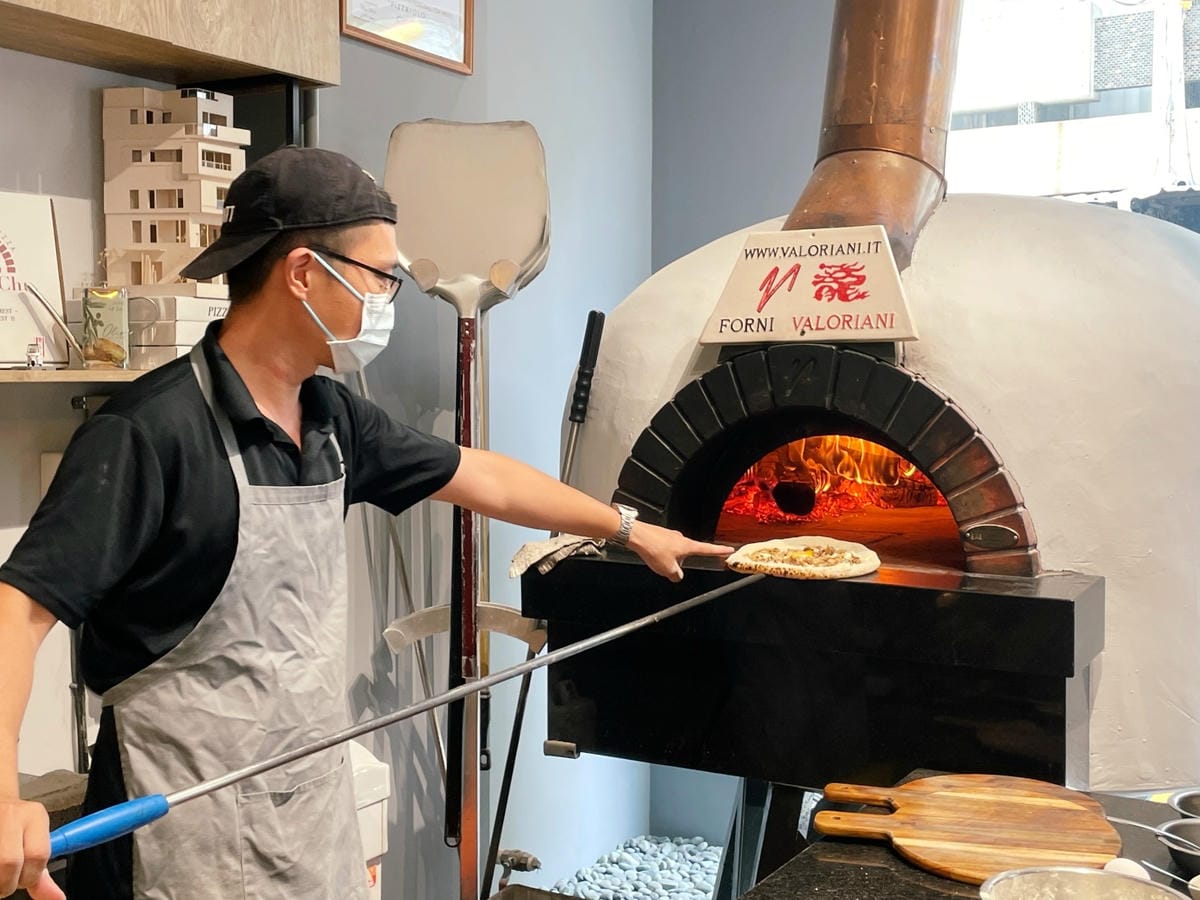 嘉義長榮公園「朱氏披薩Pizzeria Chu」窯烤出爐超好 嘉義長榮公園「朱氏披薩Pizzeria Chu」窯烤出爐超好