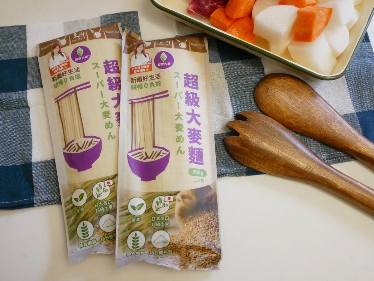 營養師推薦「超級大麥麵」含膳食纖維、方便料理又快速！！