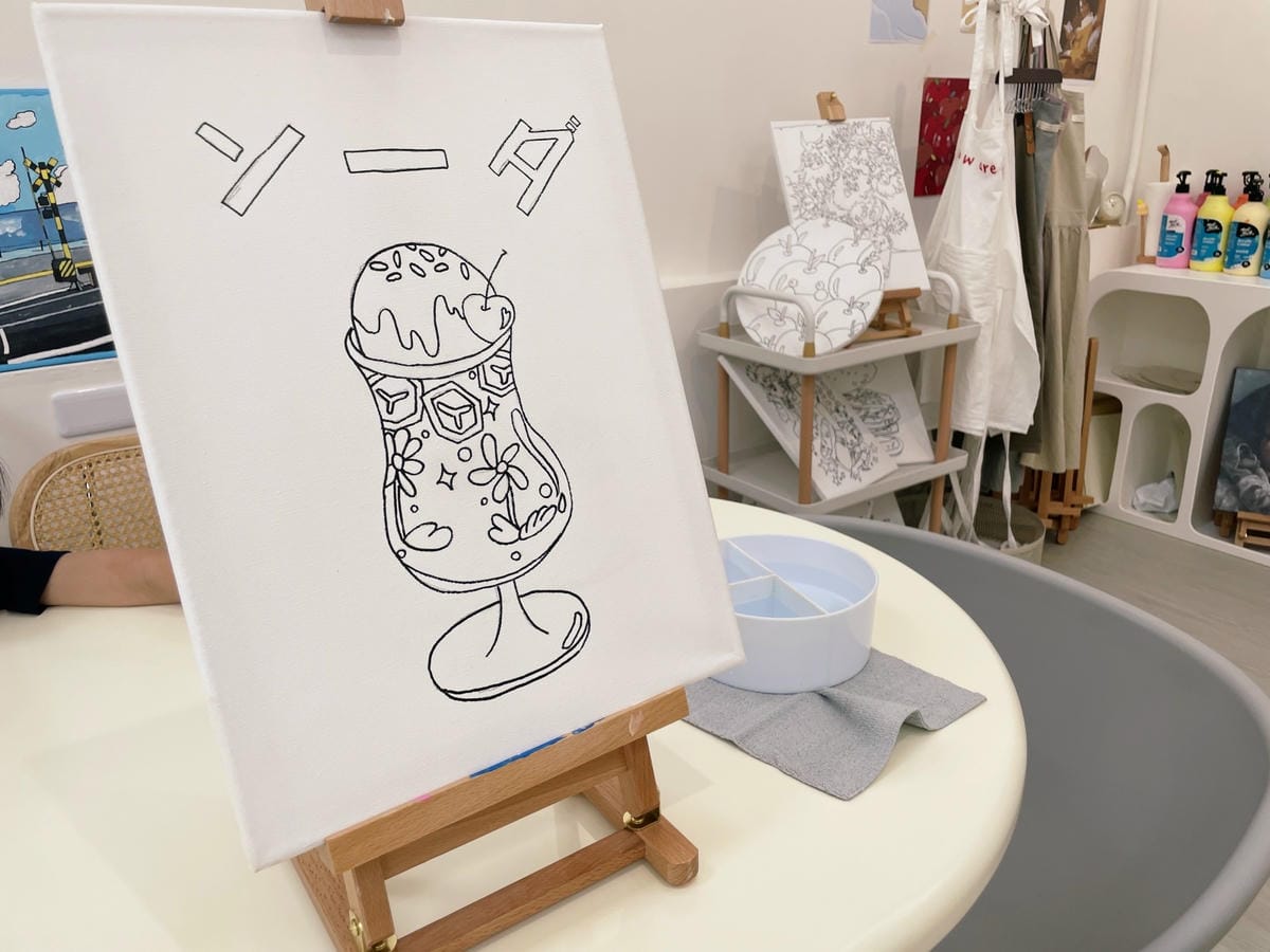嘉義「Eucalyptus Studio」少女會喜歡的油畫咖 嘉義「Eucalyptus Studio」少女會喜歡的油畫咖