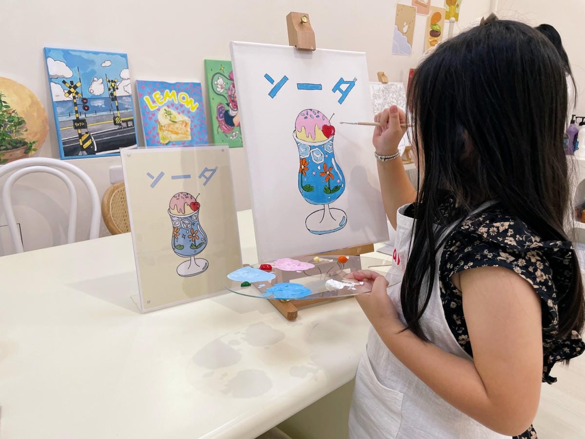 嘉義「Eucalyptus Studio」少女會喜歡的油畫咖 嘉義「Eucalyptus Studio」少女會喜歡的油畫咖