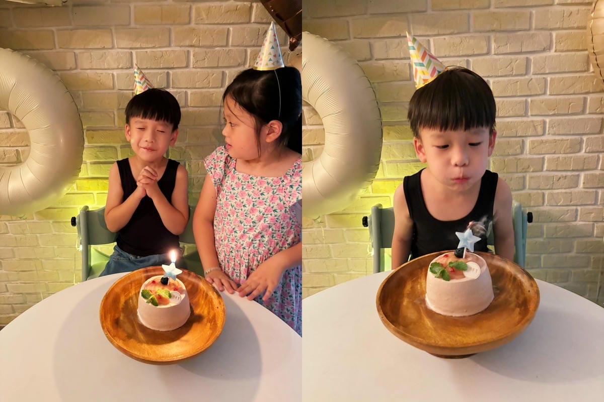【Alston】五歲生日快樂!!再忙也要一起慶祝❤ 【Alston】五歲生日快樂!!認真許願的小男孩❤