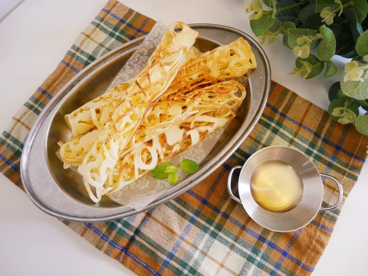 [My Little Kitchen] 免機器「蕾絲蛋捲」迷