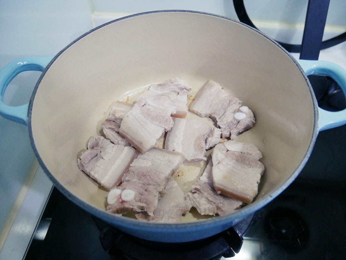 [My Little Kitchen] 鑄鐵鍋「紅燒控肉」超