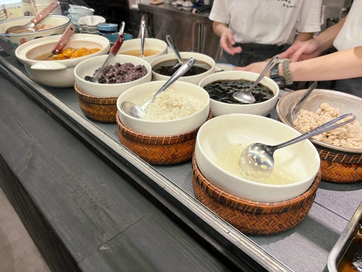 台北中山商圈「榕美樹館」簡約文青風豆花店。 台北中山商圈「榕美樹館」簡約文青風豆花店。