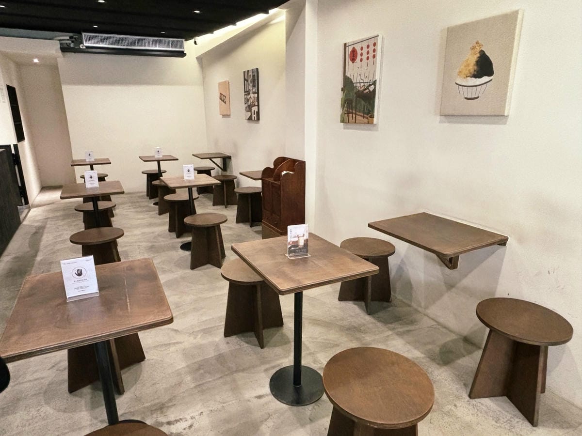 台北中山商圈「榕美樹館」簡約文青風豆花店。 台北中山商圈「榕美樹館」簡約文青風豆花店。