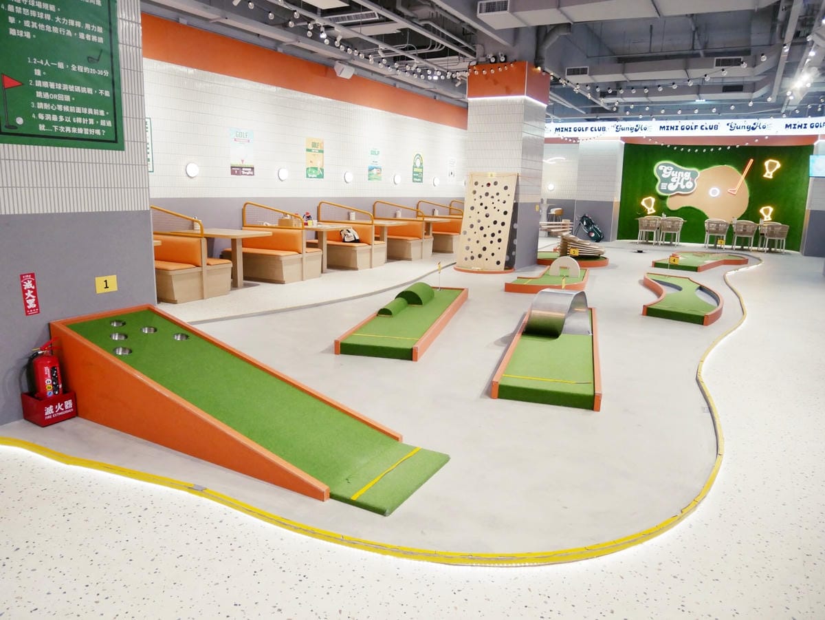台中LaLaport「共好GungHo」迷你高爾夫主題餐廳! 台中LaLaport「共好GungHo」迷你高爾夫主題餐廳!