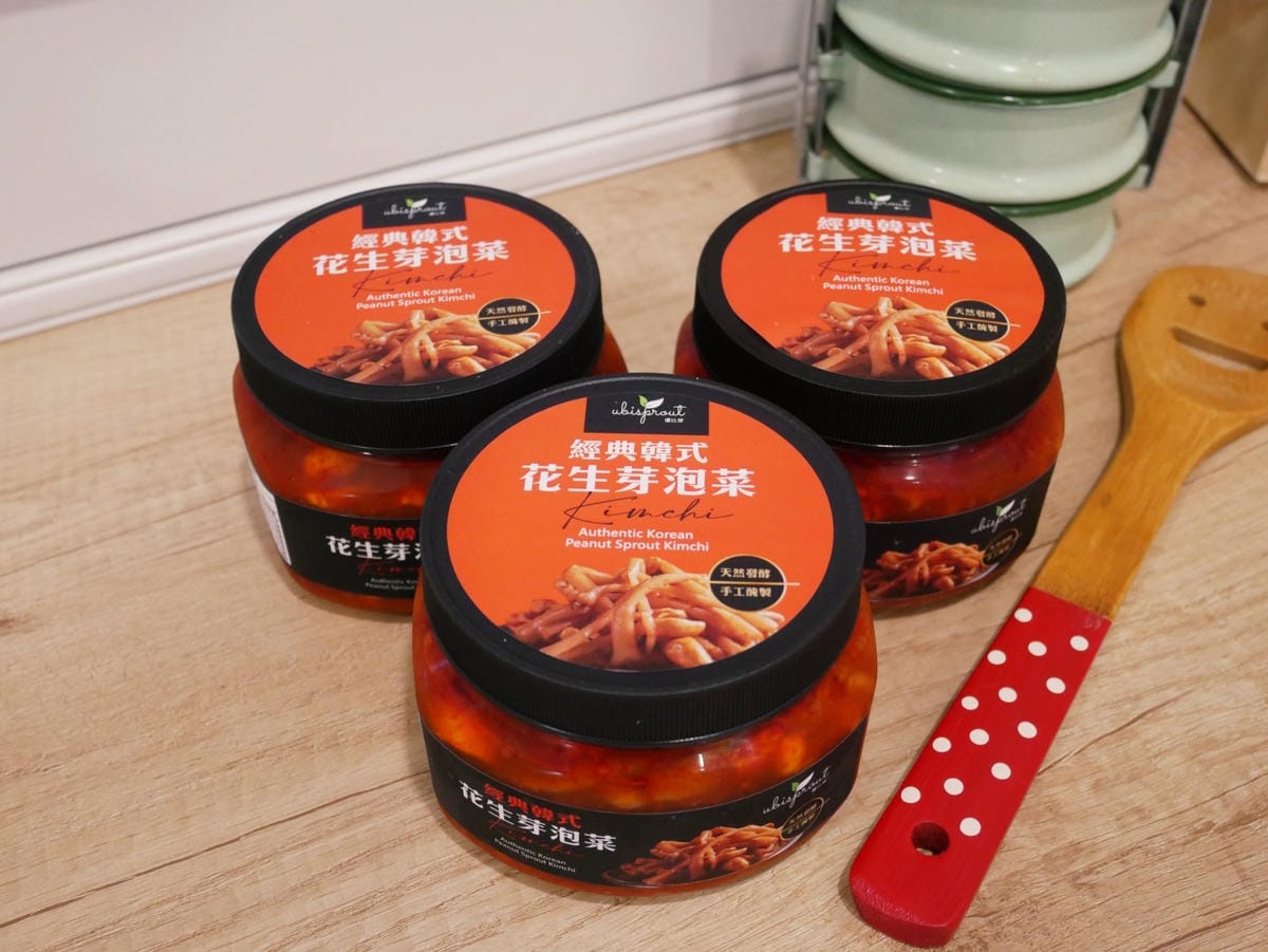 天然爽脆「優比芽韓式經典花生芽泡菜」配菜、料理都好吃!! 天然爽脆「優比芽韓式經典花生芽泡菜」配菜、料理都好吃!!