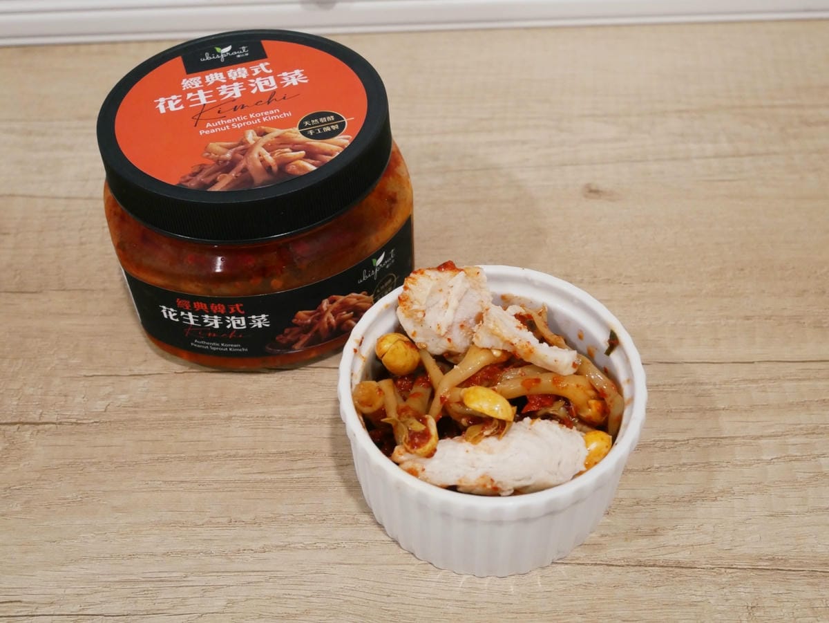 天然爽脆「優比芽韓式經典花生芽泡菜」配菜、料理都好吃!! 天然爽脆「優比芽韓式經典花生芽泡菜」配菜、料理都好吃!!