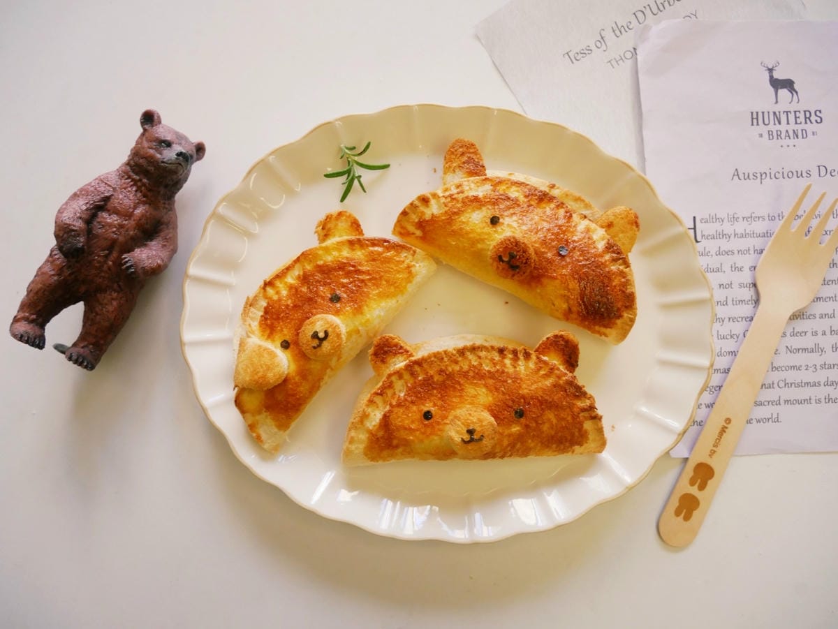 [My Little Kitchen] 簡單做「小熊雞肉起士