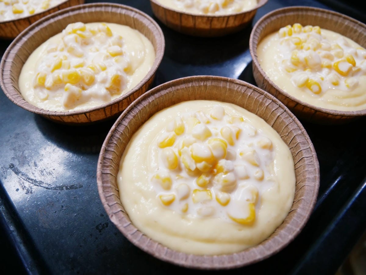 [My Little Kitchen] 親子做「玉米鬆餅蛋糕