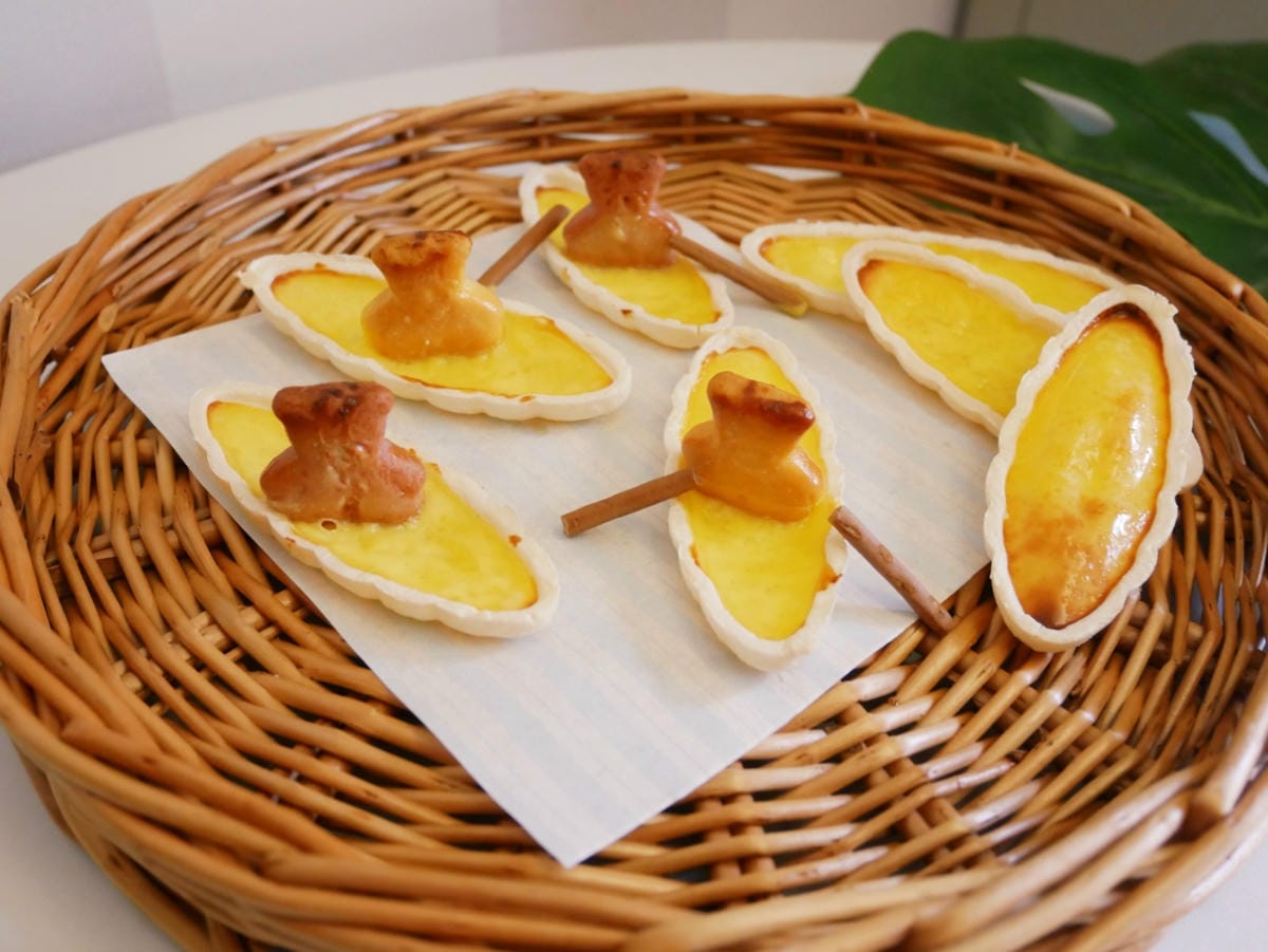 [My Little Kitchen] 超簡單「小船蛋塔」口