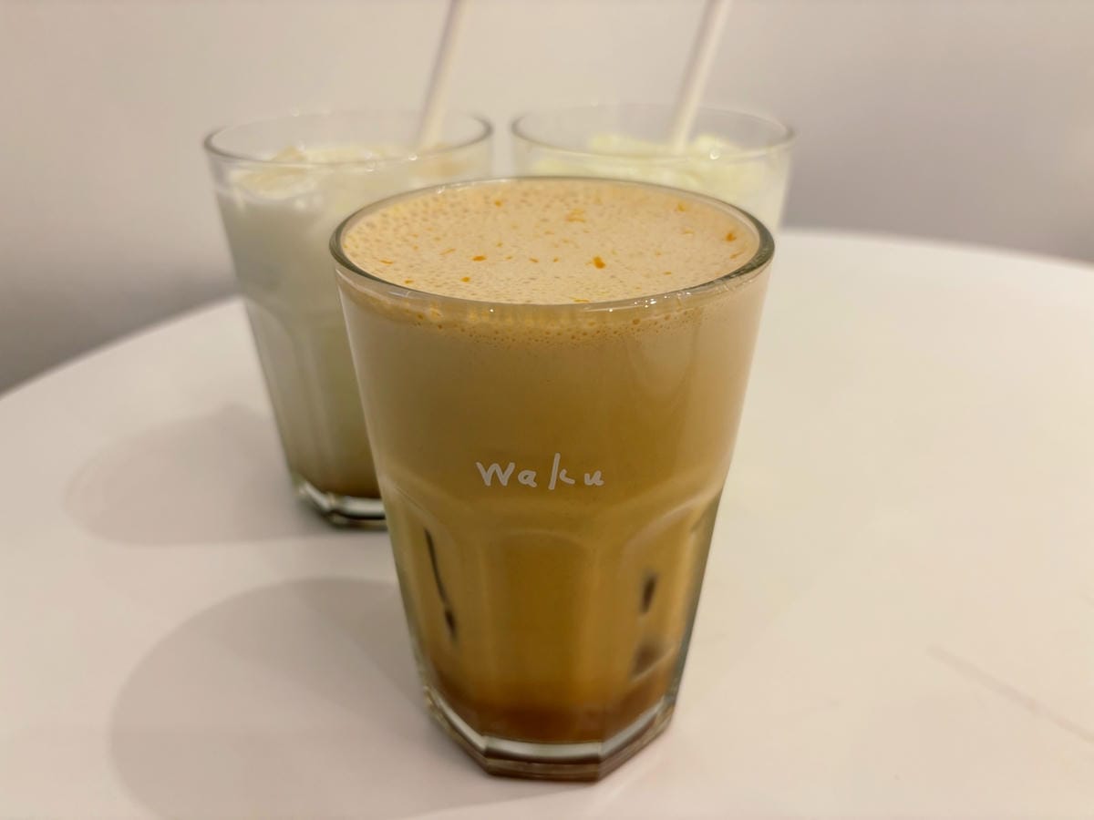 台北「Waku Cafe」好美的奶油風咖啡店。 台北「Waku Cafe」好美的奶油風咖啡店。