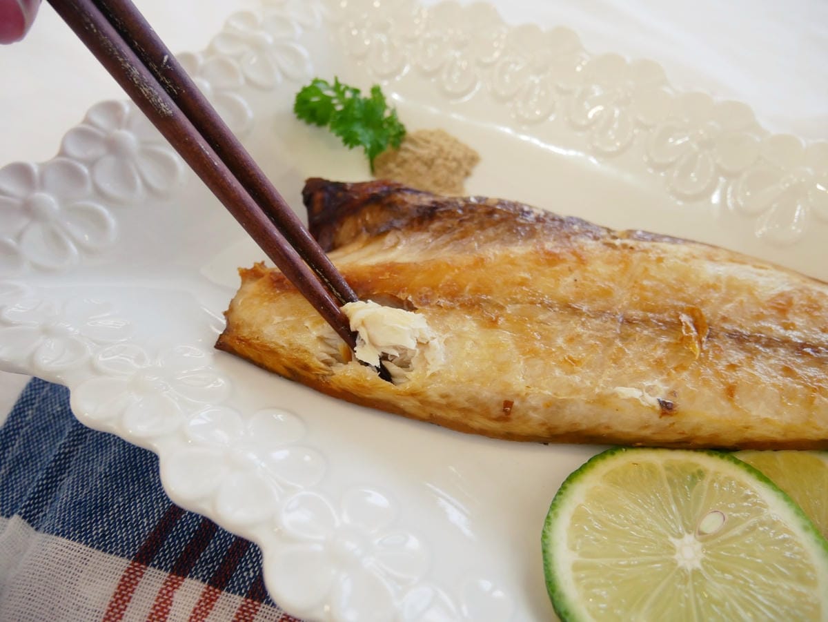 [My Little Kitchen] 水波爐「鹽烤鯖魚」皮