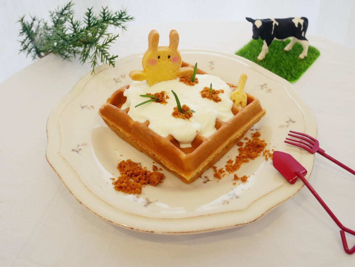 [My Little Kitchen] 好香甜「牛奶糖鬆餅」