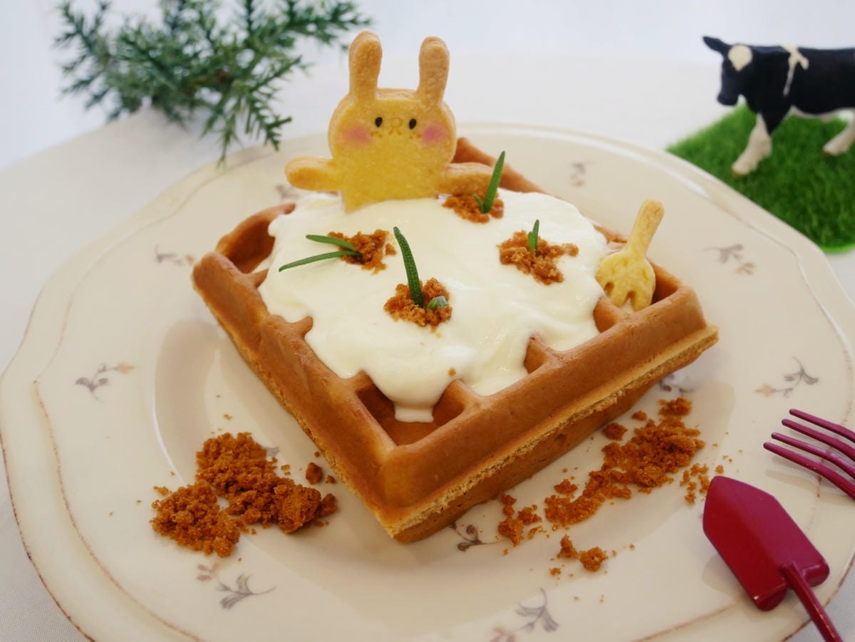 [My Little Kitchen] 好香甜「牛奶糖鬆餅」