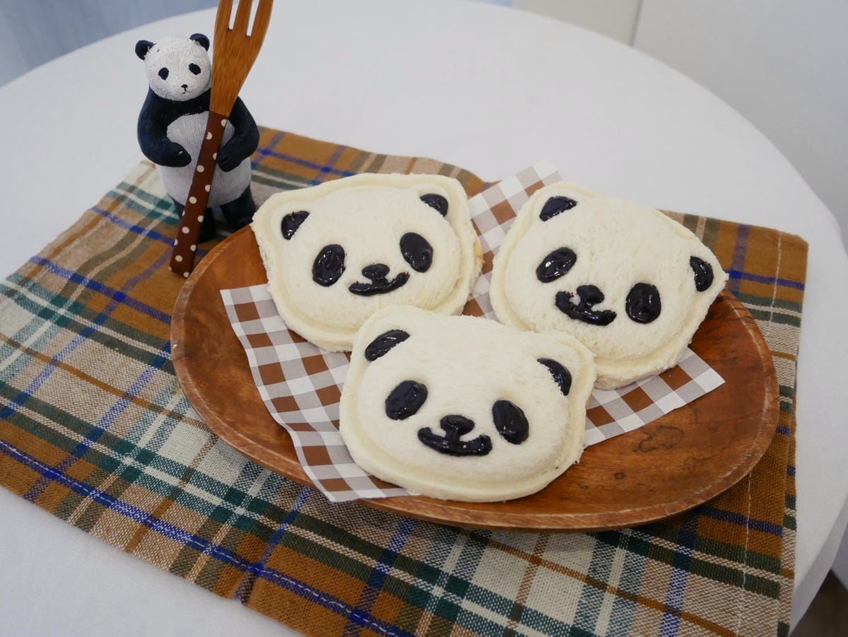 [My Little Kitchen] 簡單做「貓熊吐司」呆