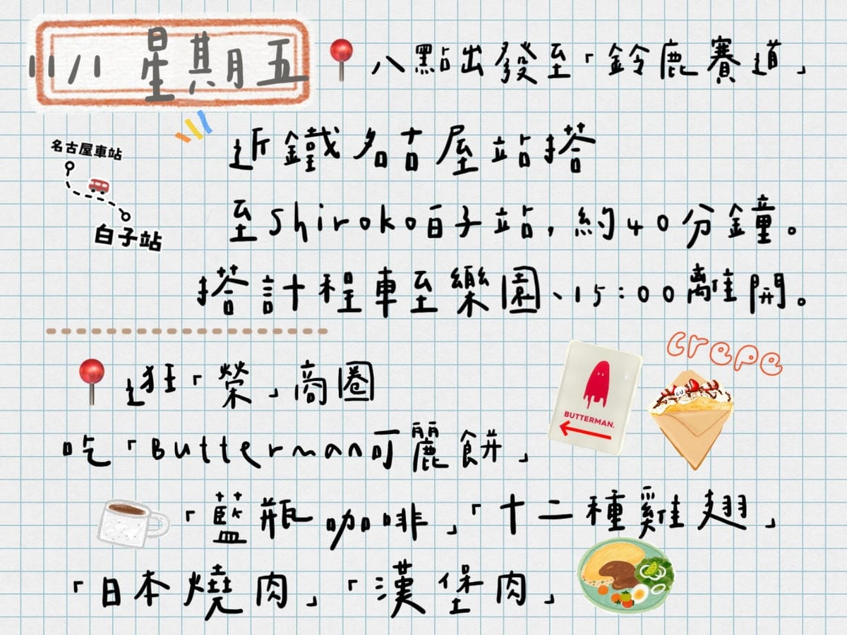 2024年「名古屋親子遊」行程表也要小文青~ 2024年「名古屋親子遊」行程表也要小文青~