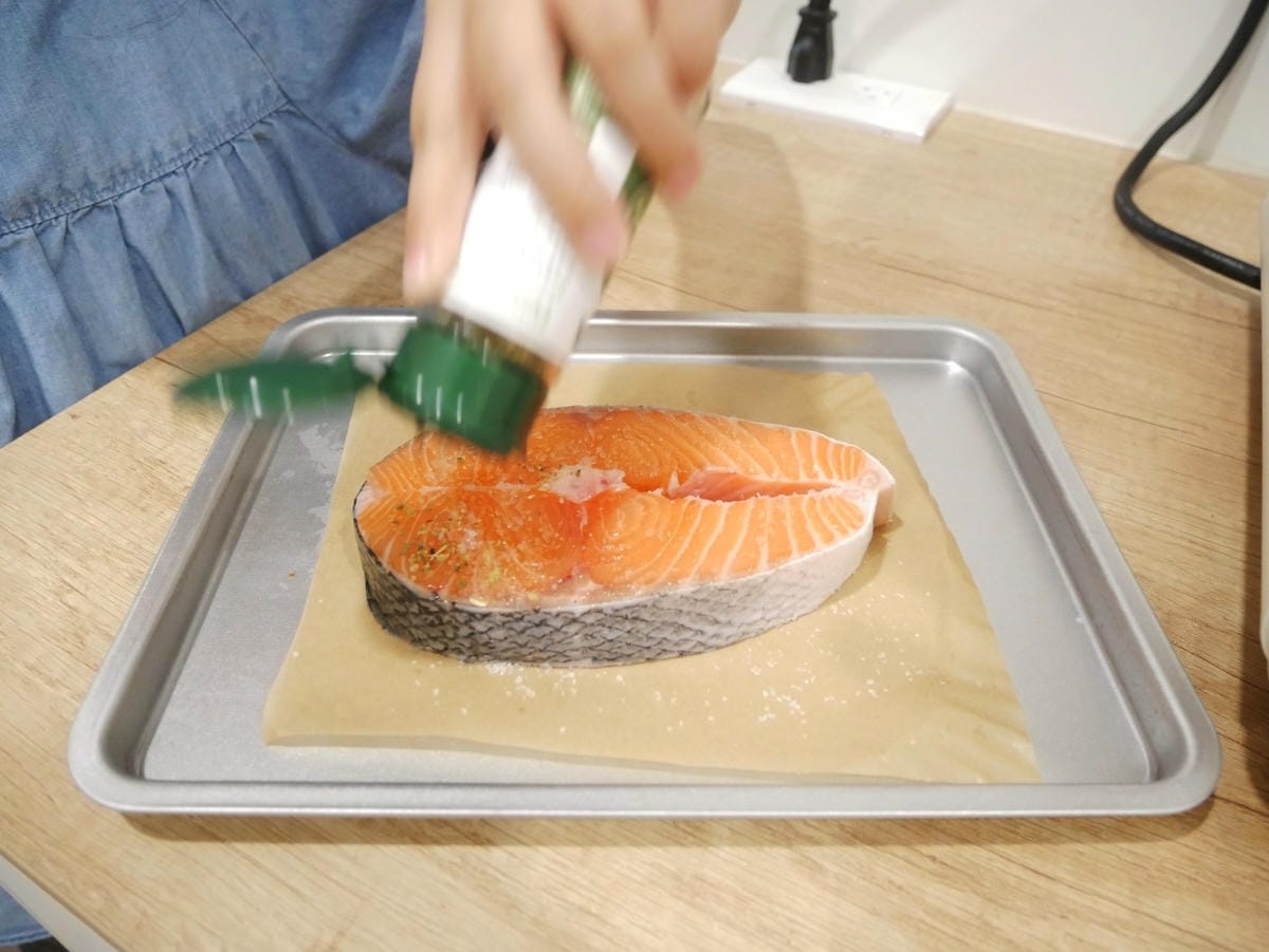 [My Little Kitchen] 氣炸料理「美乃滋鮭魚