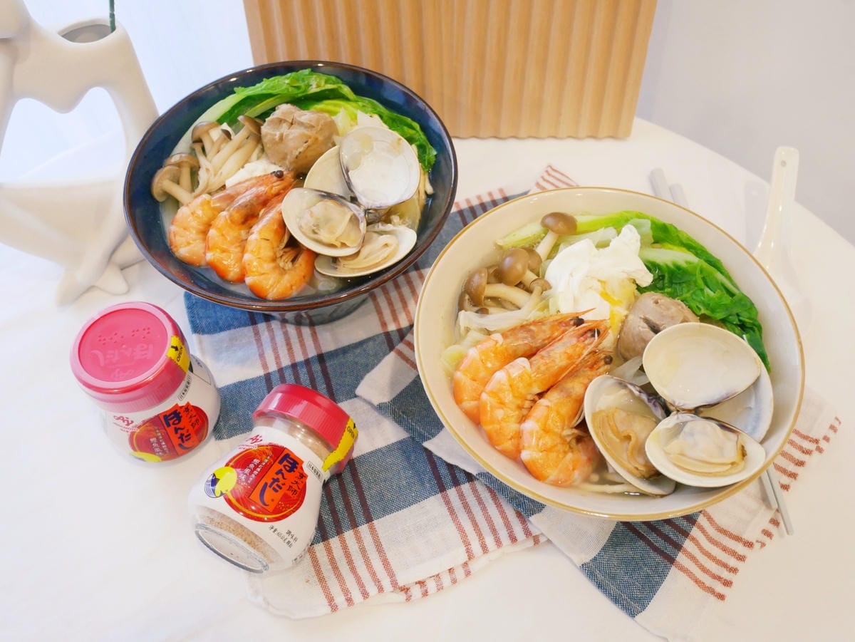 「烹大師」方便做「鍋燒海鮮意麵」鰹魚湯頭鮮甜、簡單好上手!! 「烹大師」方便做「鍋燒海鮮意麵」鰹魚湯頭鮮甜、簡單好上手!!