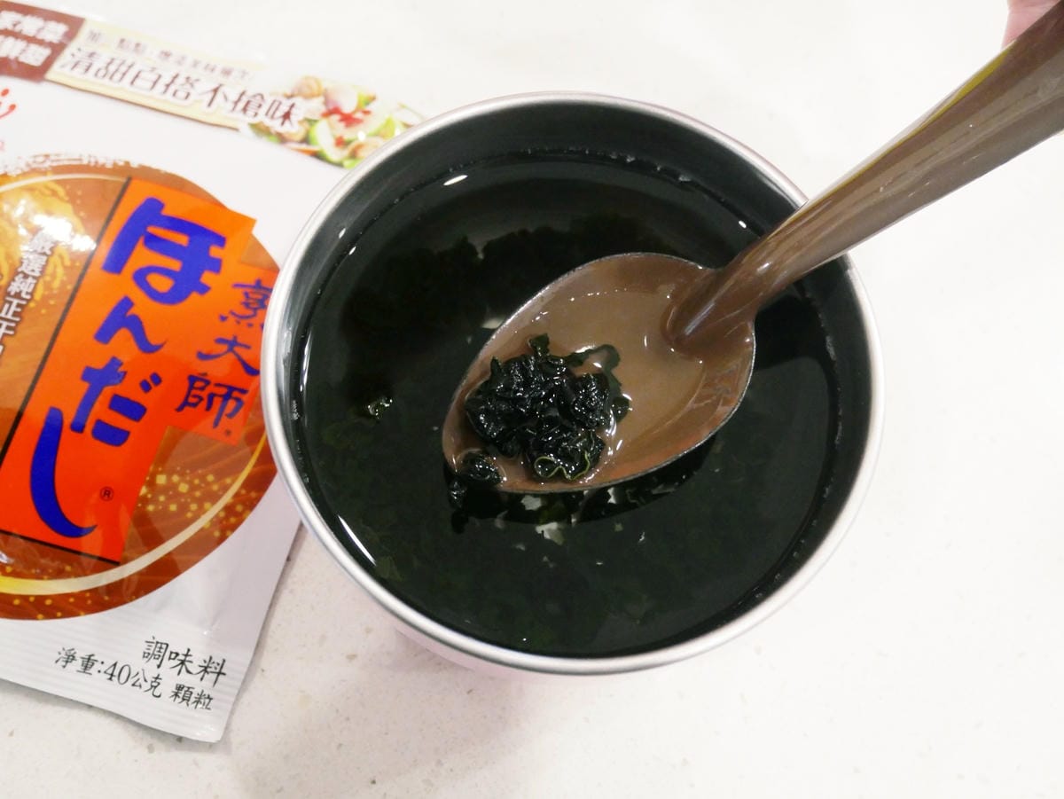 一匙「烹大師」干貝風味,美味即出現!!「蝦滑紫菜湯」鮮甜好喝 一匙「烹大師」干貝風味,美味即出現!!「蝦滑紫菜湯」鮮甜好喝