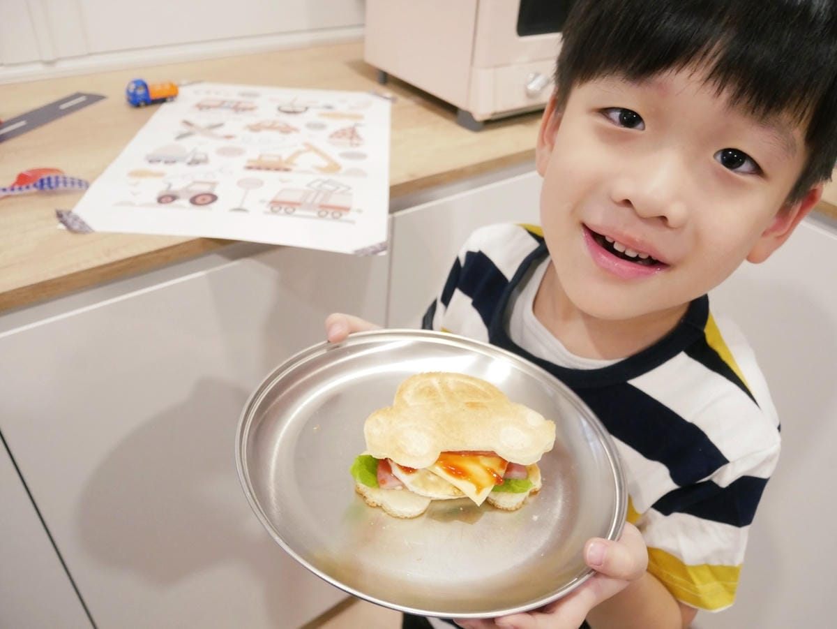 [My Little Kitchen] 好童趣「汽車三明治」