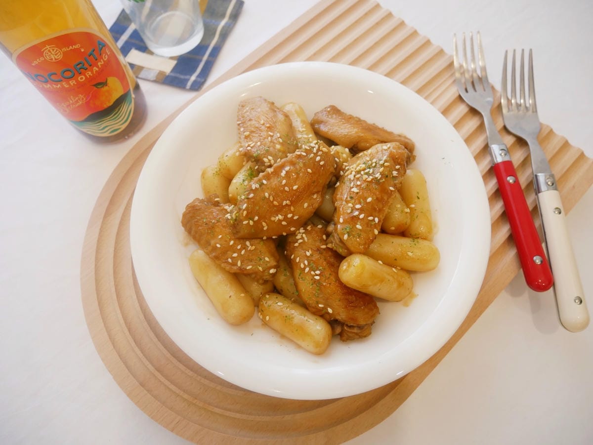 [My Little Kitchen] 平底鍋「可樂年糕雞翅