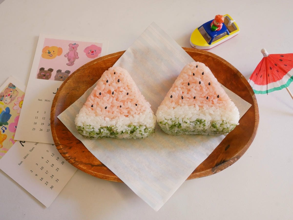 [My Little Kitchen] 簡單做「西瓜飯糰」可