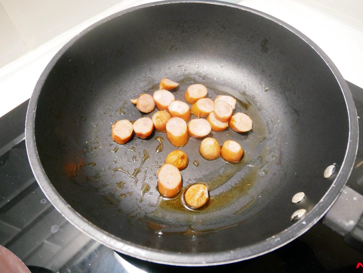 [My Little Kitchen] 好開胃「泡菜起士香腸