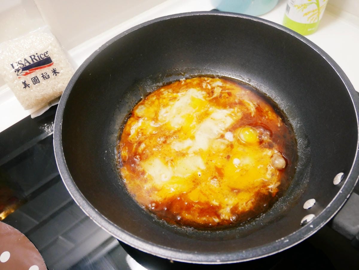 [My Little Kitchen] 香噴噴「麻油肉絲蛋炒
