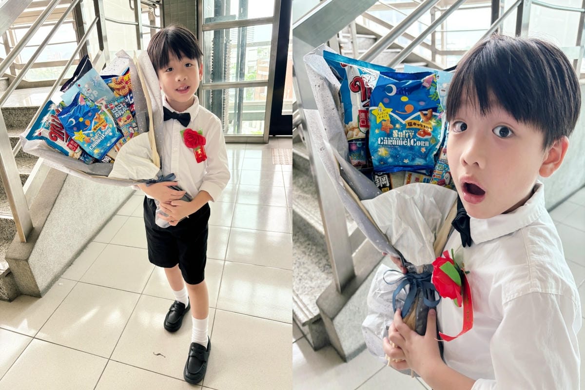 人生第一個畢業典禮花束「自製餅乾零食花束」小孩無法抗拒啊!! 人生第一個畢業典禮花束「自製餅乾零食花束」小孩無法抗拒啊!!