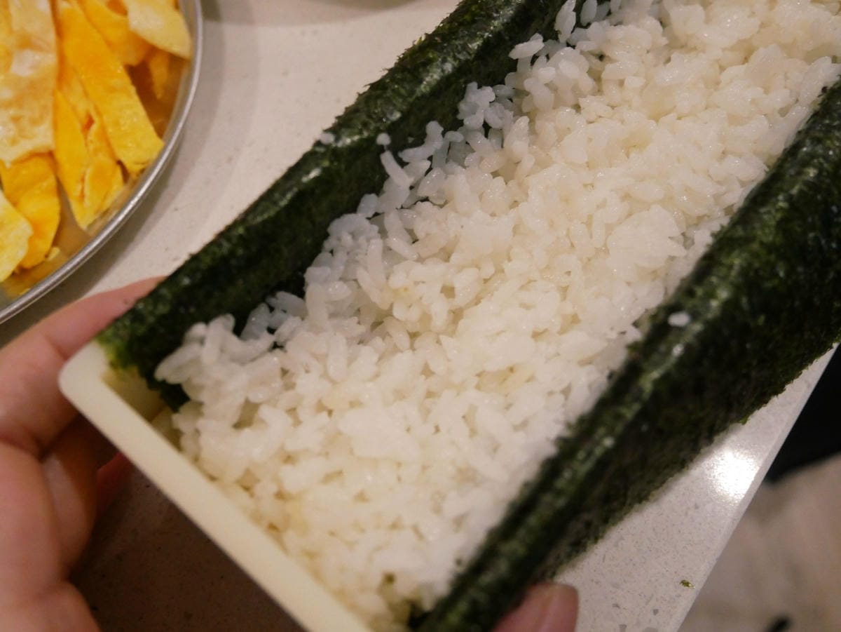 [My Little Kitchen] 好療癒「愛心韓式飯捲