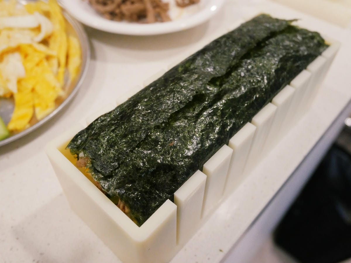 [My Little Kitchen] 好療癒「愛心韓式飯捲