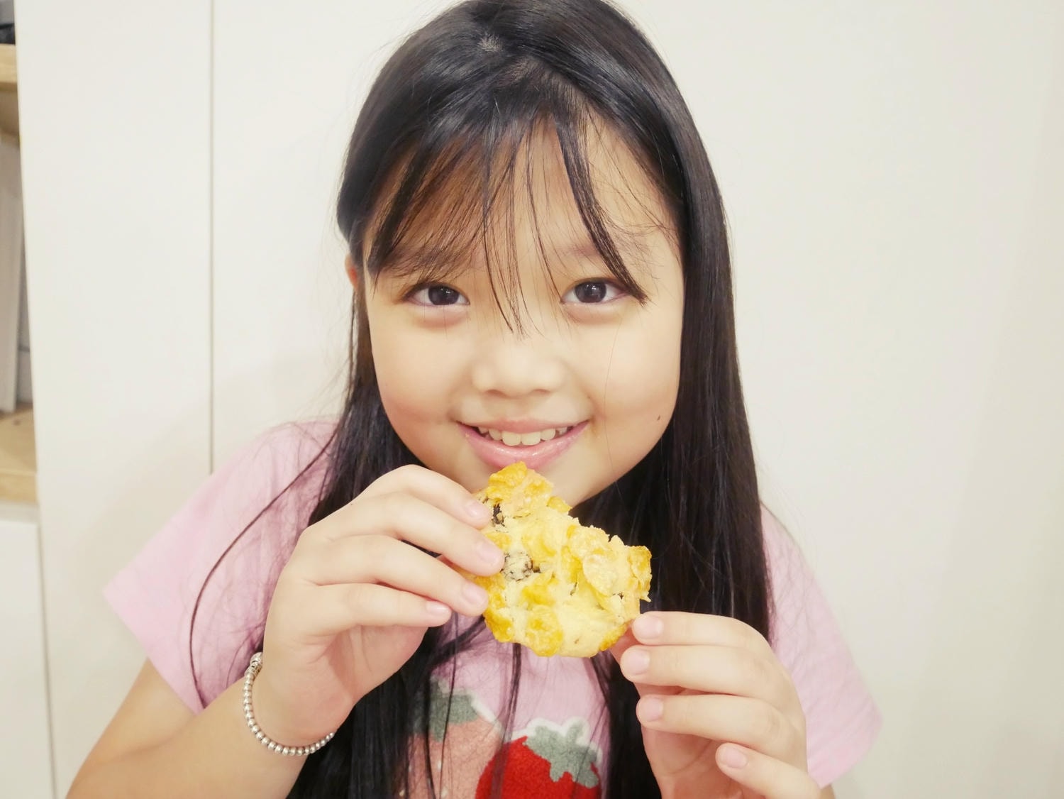 [My Little Kitchen] 不難的「葡萄乾玉米片餅乾」酥脆奶香♡