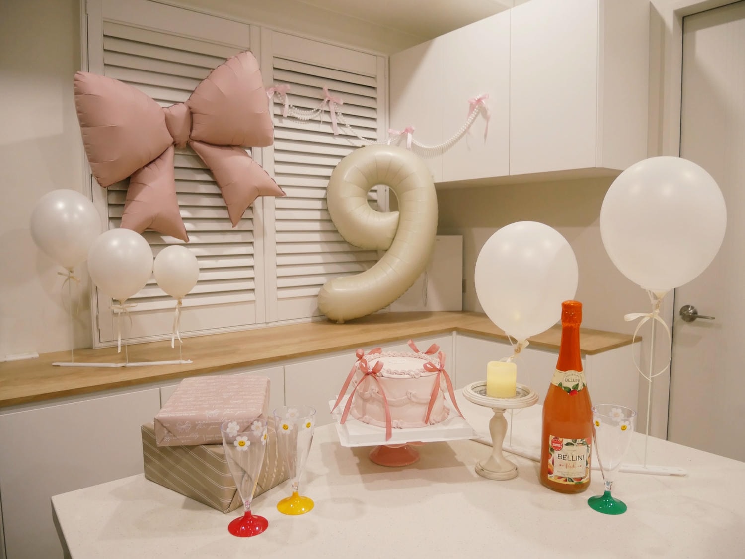 【Ingrid】九歲生日快樂!!粉紅蝴蝶結Ribbon Party 生日佈置❤ - 第7張圖 【Ingrid】九歲生日快樂!!粉紅蝴蝶結Ribbon Party 生日佈置❤