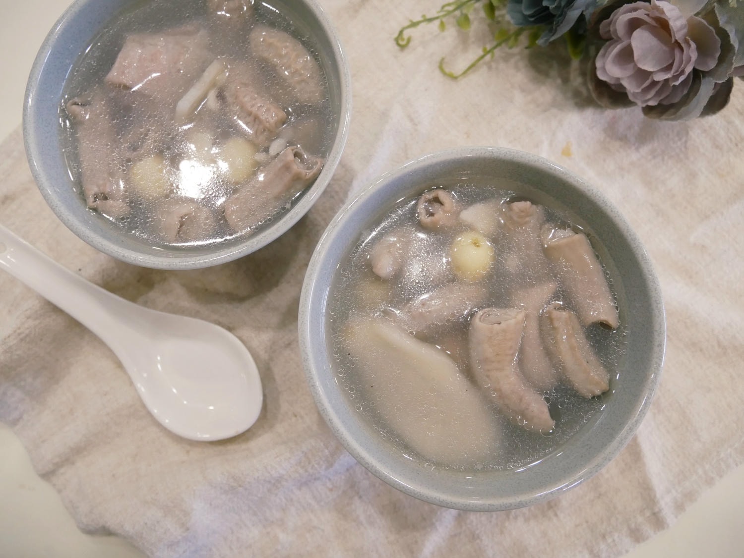 [My Little Kitchen] 壓力鍋「四神湯」四季皆可喝！！