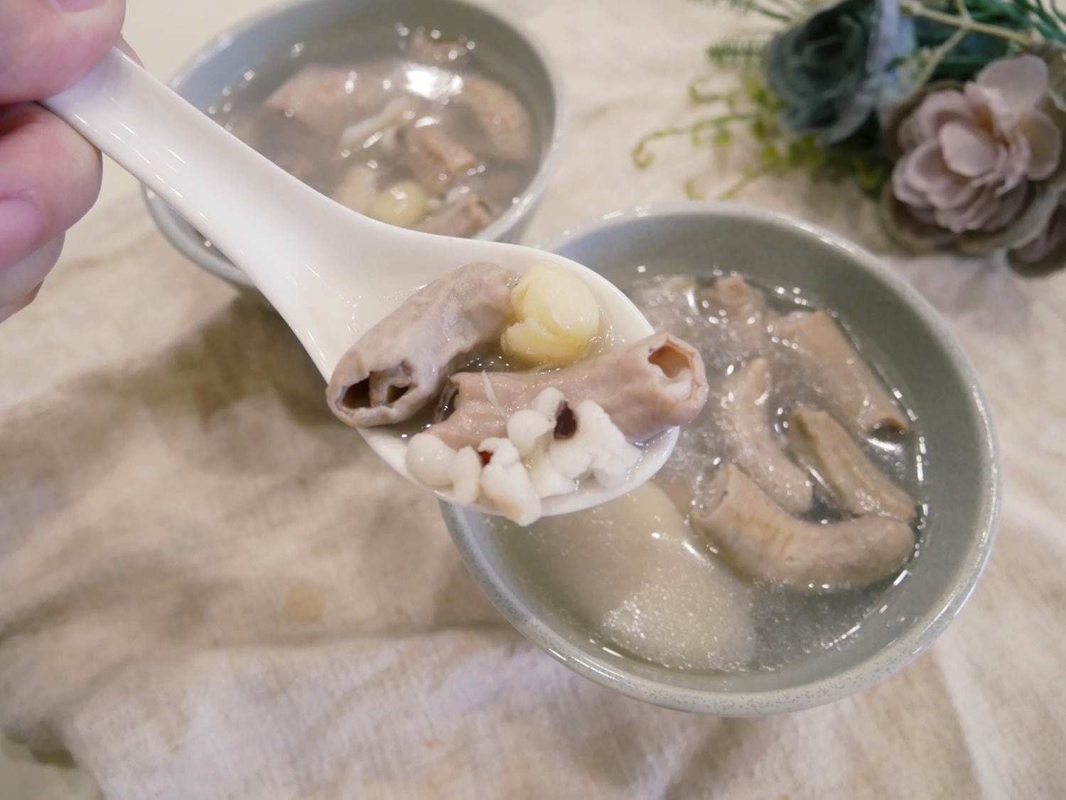 [My Little Kitchen] 壓力鍋「四神湯」四季皆可喝！！