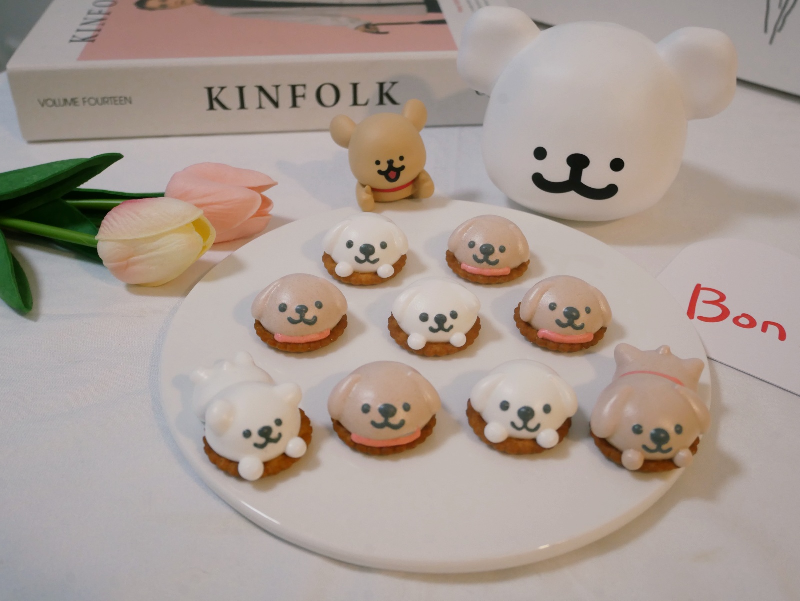 [My Little Kitchen] 好萌的「線條小狗馬林糖」簡單又可愛♡