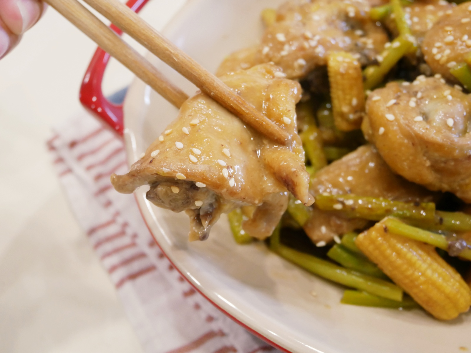 [My Little Kitchen] 零失敗「味噌雞肉炒時蔬」一鍋鮮、好下飯。