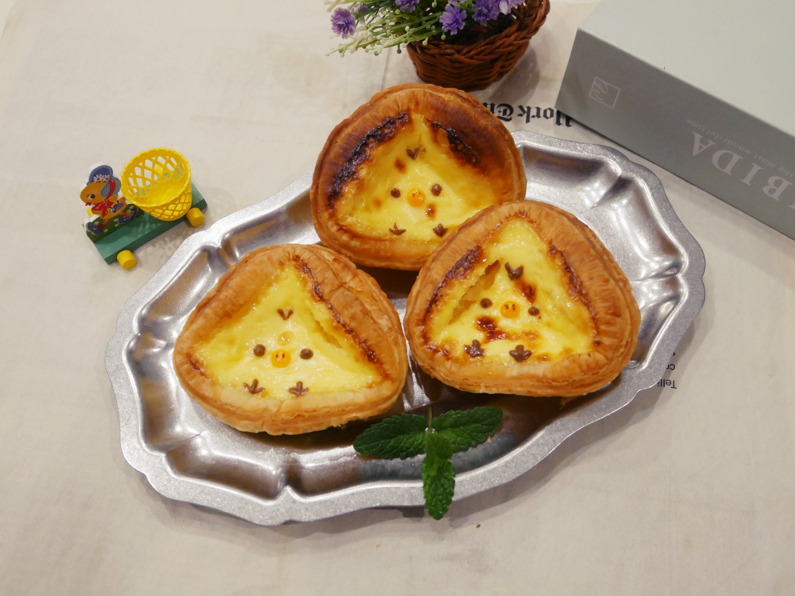 [My Little Kitchen] 可愛的「小雞蛋塔」酥脆奶香好像肯德基！！